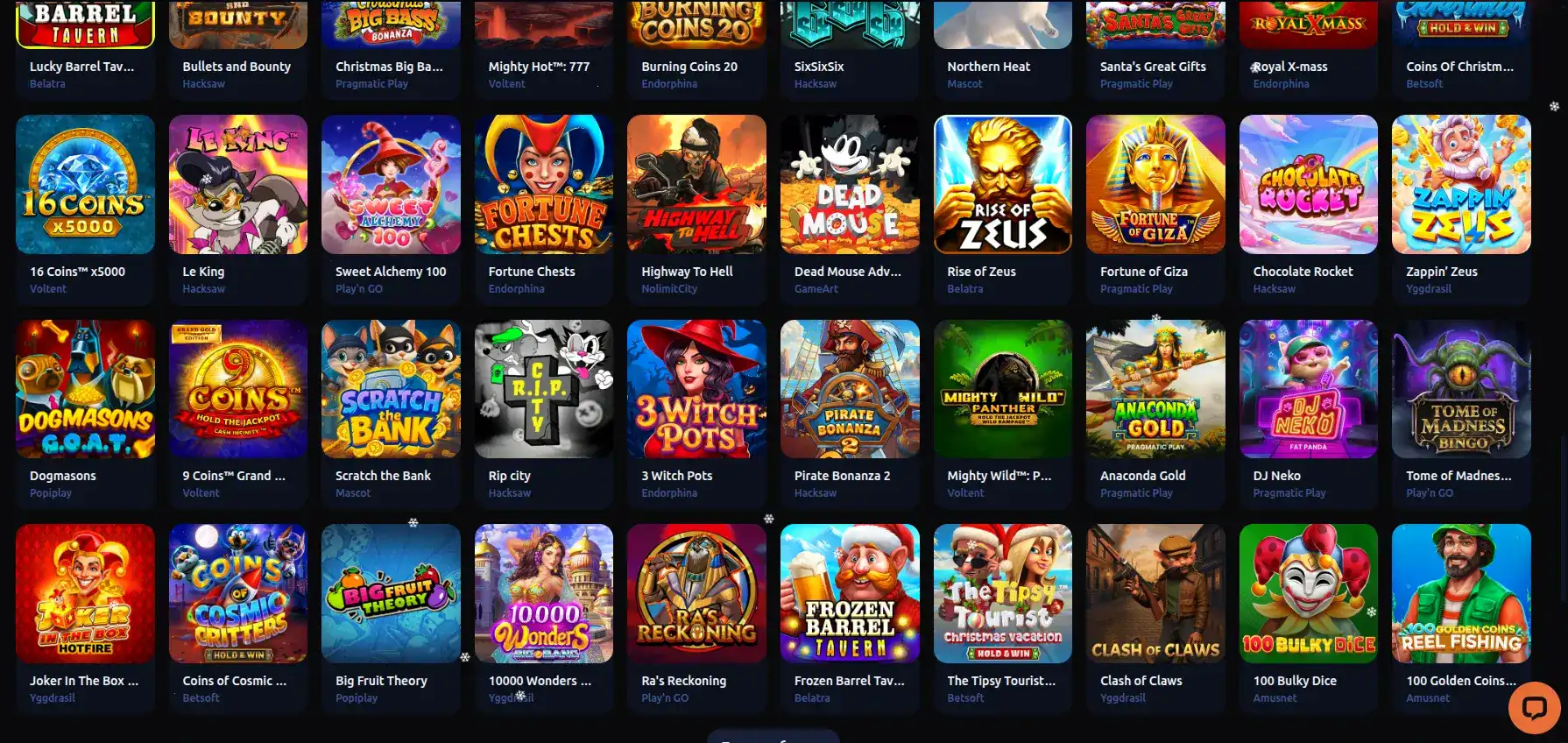 Игровой интерфейс казино Магнет слоты